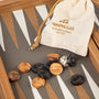 Jeux et loisirs - Backgammon | Grey Beige Ostrich Tote | Small - Manopoulos