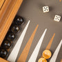 Jeux et loisirs - Backgammon | Grey Beige Ostrich Tote | Small - Manopoulos