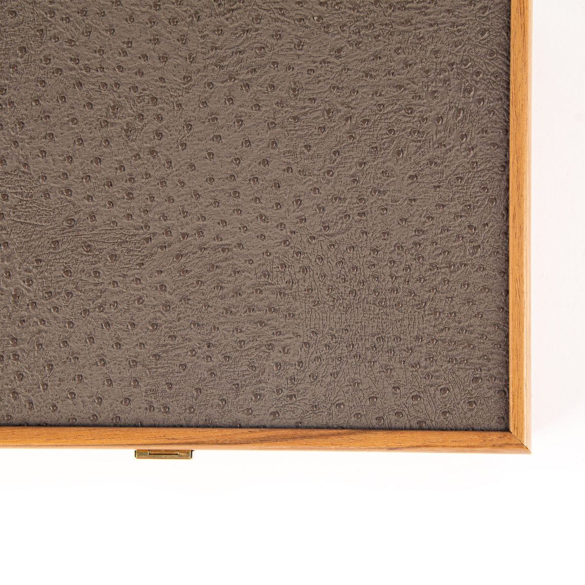 Jeux et loisirs - Backgammon | Grey Beige Ostrich Tote | Small - Manopoulos
