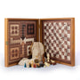 Jeux et loisirs - Coffret 4 en 1 | Backgammon / Échecs / Ludo & Snakes - Manopoulos