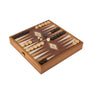 Jeux et loisirs - Coffret 4 en 1 | Backgammon / Échecs / Ludo & Snakes - Manopoulos