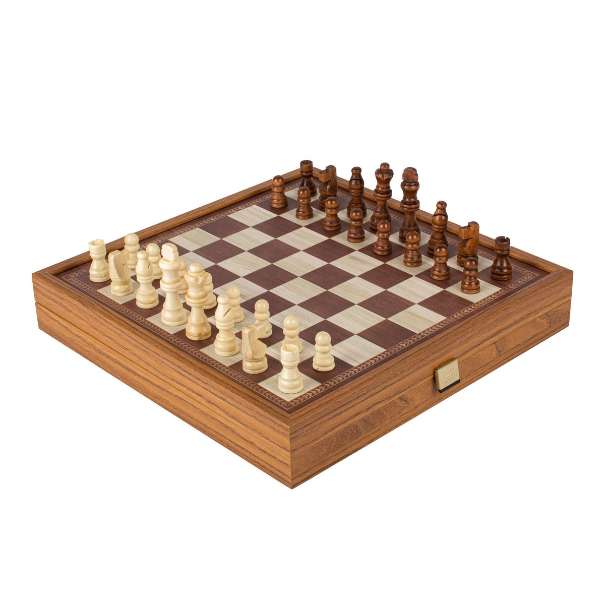 Jeux et loisirs - Coffret 4 en 1 | Backgammon / Échecs / Ludo & Snakes - Manopoulos