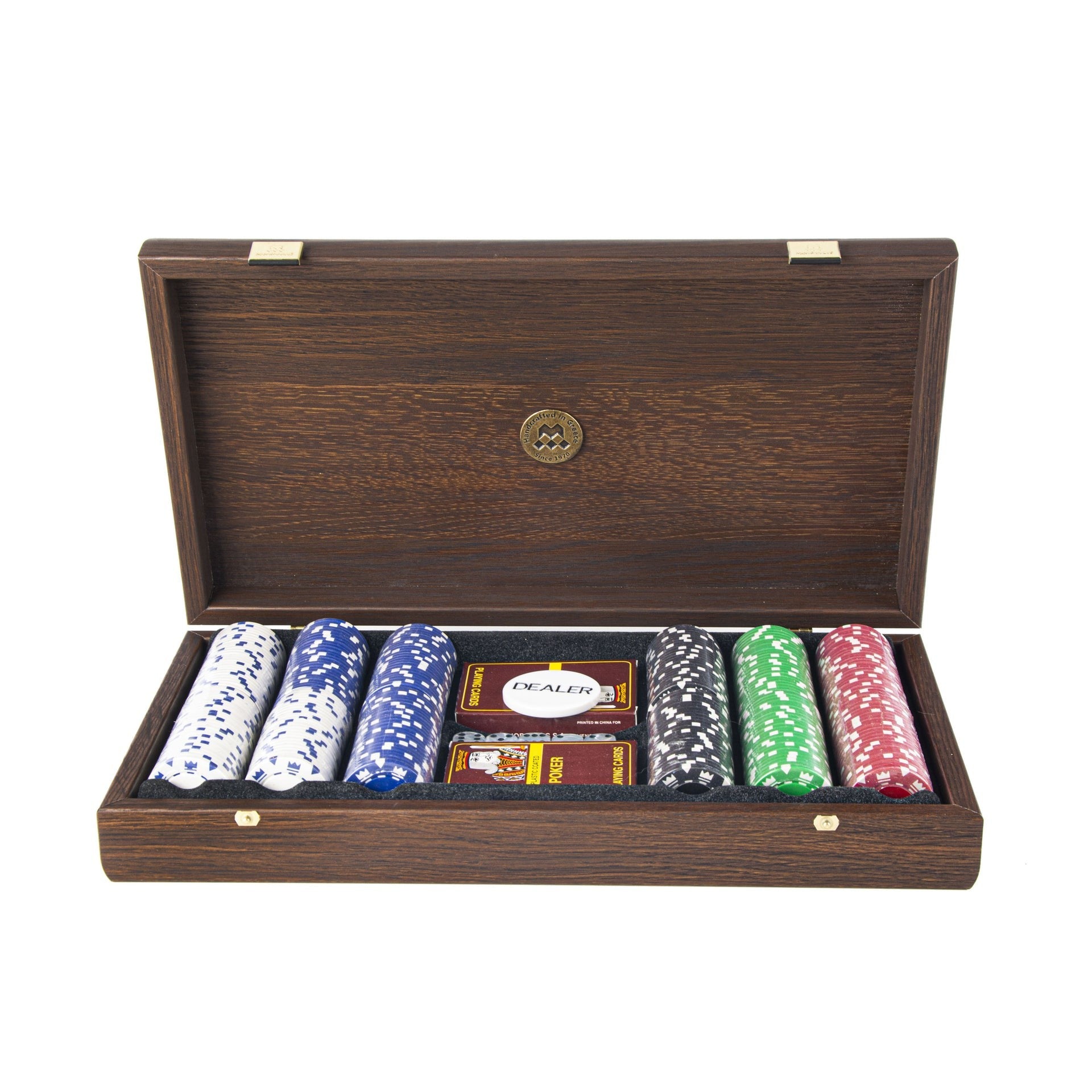 Jeux et loisirs - Set de Poker | Dark Walnut - Manopoulos
