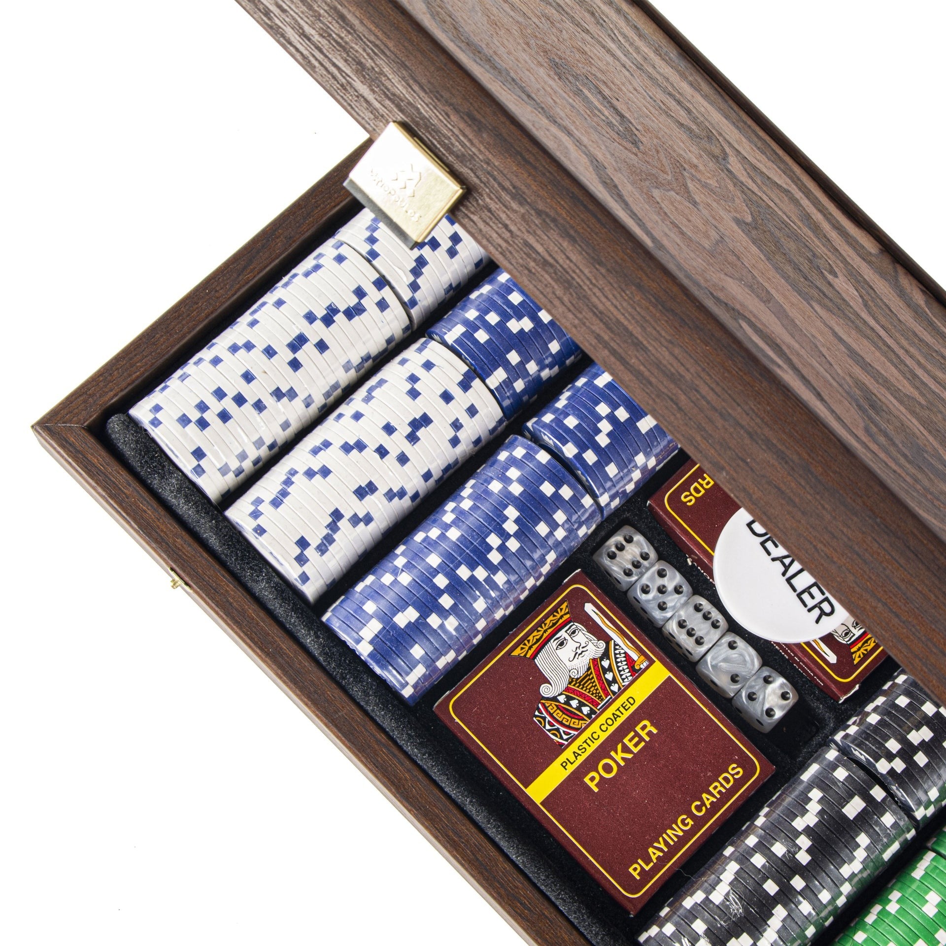 Jeux et loisirs - Set de Poker | Dark Walnut - Manopoulos