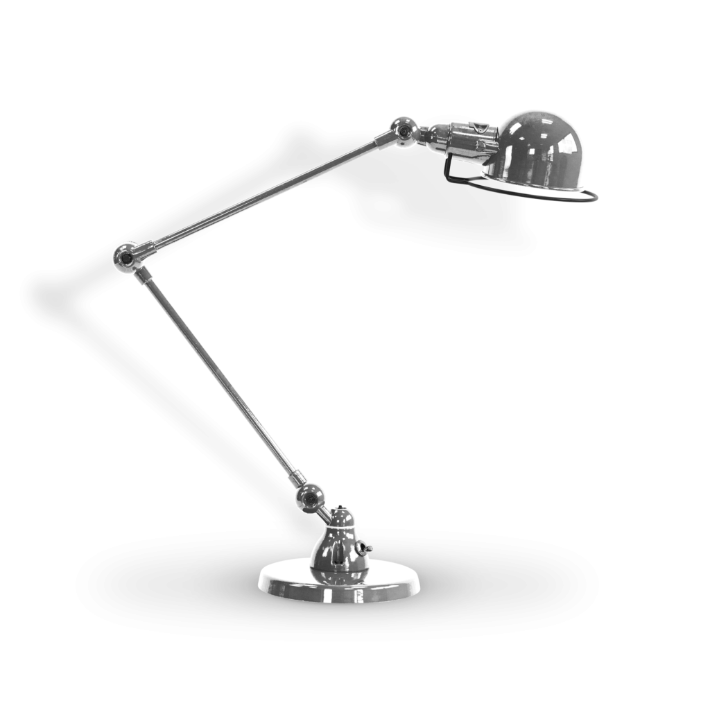 Lampes à poser - Lampe de bureau Signal 2 bras | Chrome brillant - Jieldé