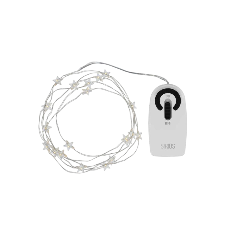 Luminaire - Guirlande lumineuse d'étoiles 20 LED | Trille - Sirius