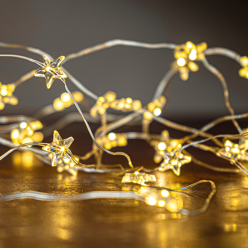 Luminaire - Guirlande lumineuse d'étoiles 20 LED | Trille - Sirius