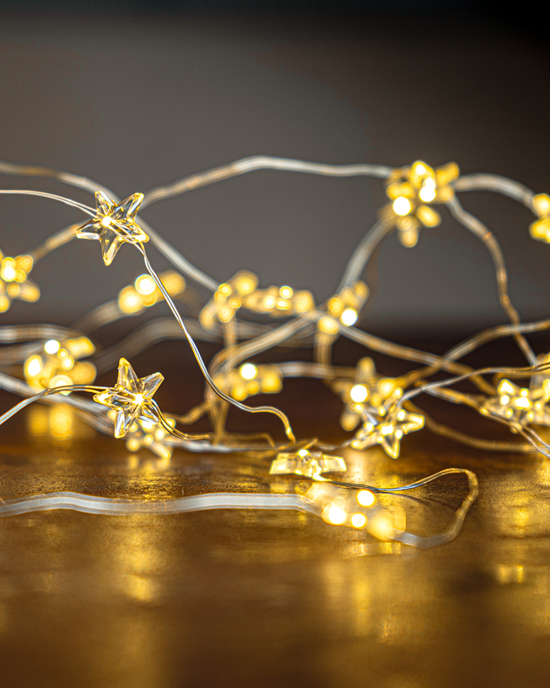 Luminaire - Guirlande lumineuse d'étoiles 20 LED | Trille - Sirius