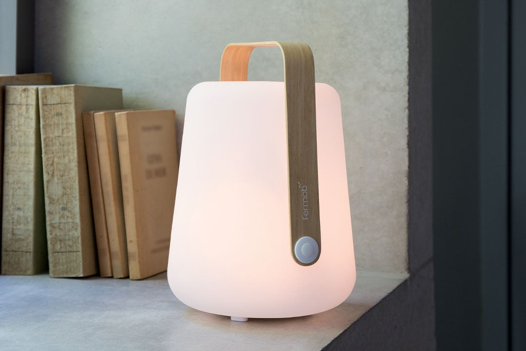 Luminaires d'extérieur - Lampe sans fil Balad Bamboo Small - Fermob