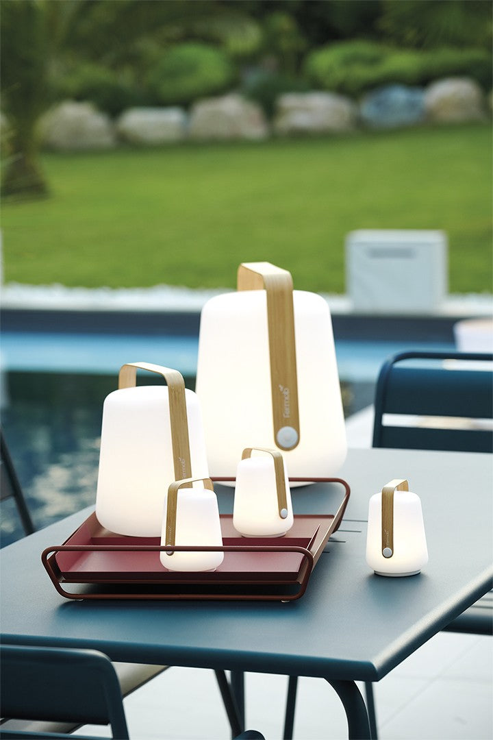 Luminaires d'extérieur - Lampe sans fil Balad Bamboo Small - Fermob