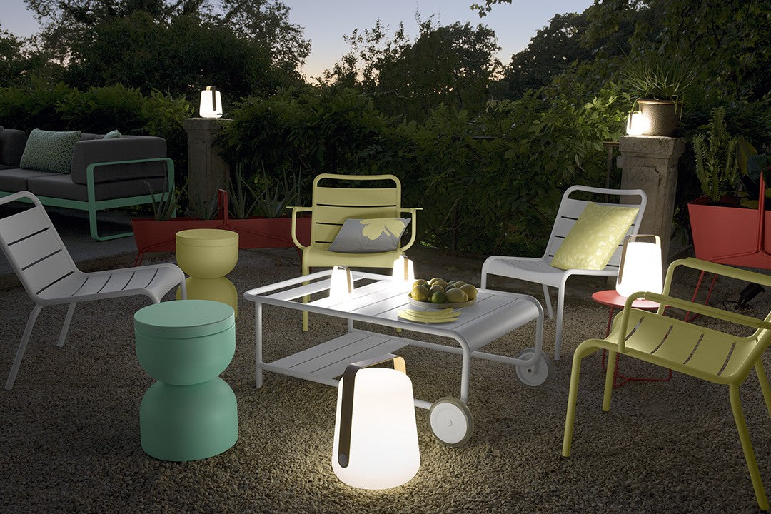 Luminaires d'extérieur - Lampe sans fil Balad Bamboo Small - Fermob