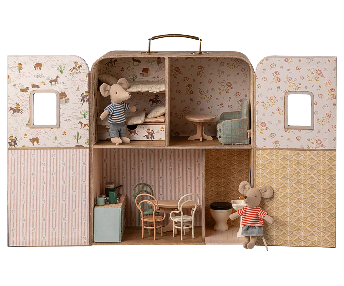 Maison SuitCasa | Petite sœur et petit frère souris