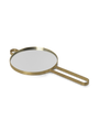 Miroirs - Miroir à main en laiton Poise - Ferm Living