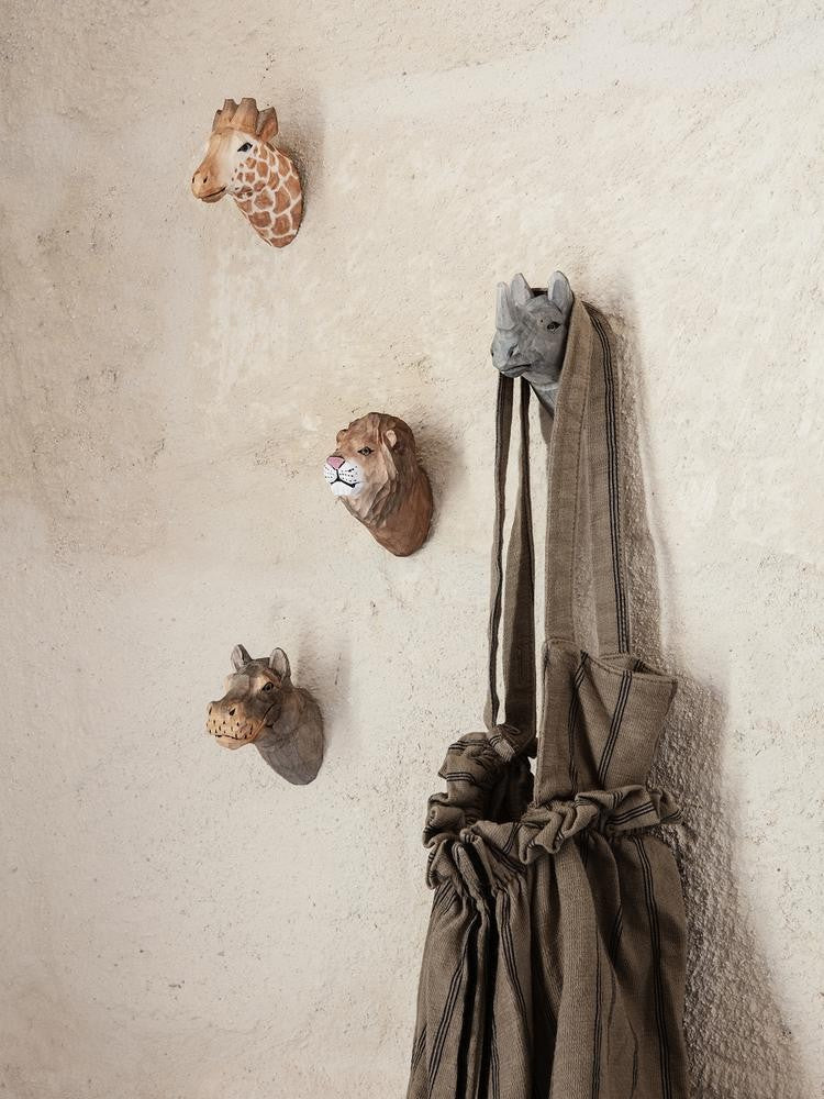 Portemanteaux & patères - Patère en bois Animal Hippo - Ferm Living