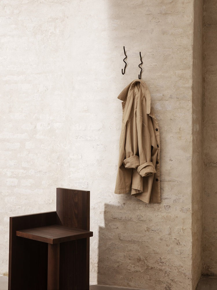 Portemanteaux & patères - Patère en laiton | Curvature - Ferm Living