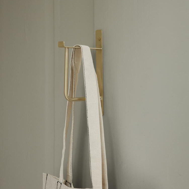 Portemanteaux & patères - Patère en laiton Rack - Ferm Living