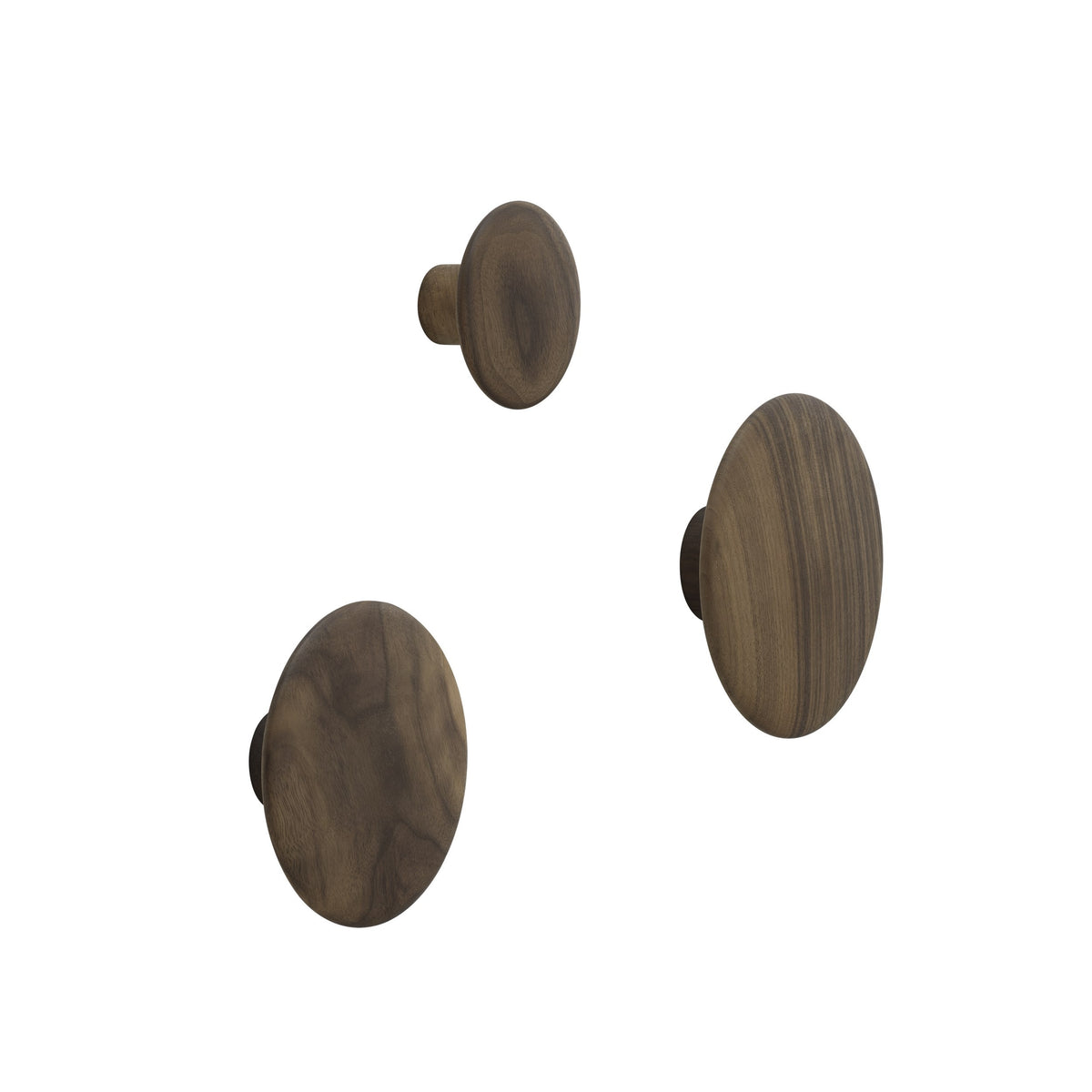 Portemanteaux & patères - Patère Large | The Dots Wood | Ø 17 cm - Muuto