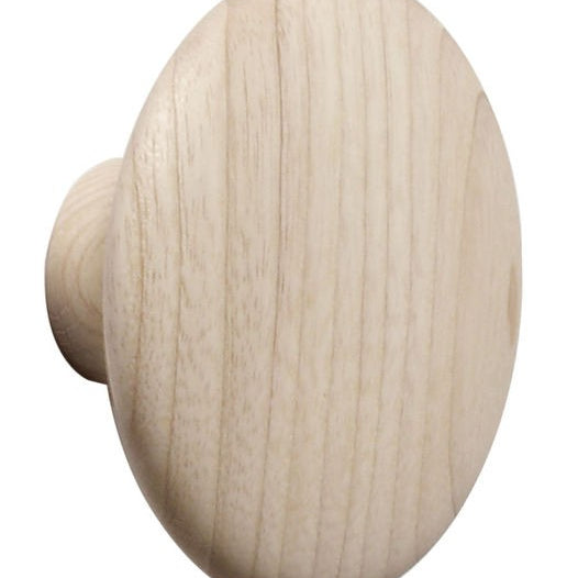 Portemanteaux & patères - Patère Medium | The Dots Wood | Ø 13 cm - Muuto