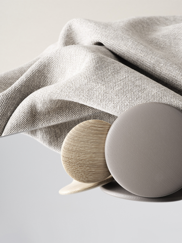 Portemanteaux & patères - Patère Small | The Dots Wood | Ø 9 cm - Muuto