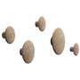 Portemanteaux & patères - Patère | The Dots Wood | Set de 5 - Muuto