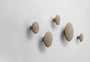 Portemanteaux & patères - Patère | The Dots Wood | Set de 5 - Muuto