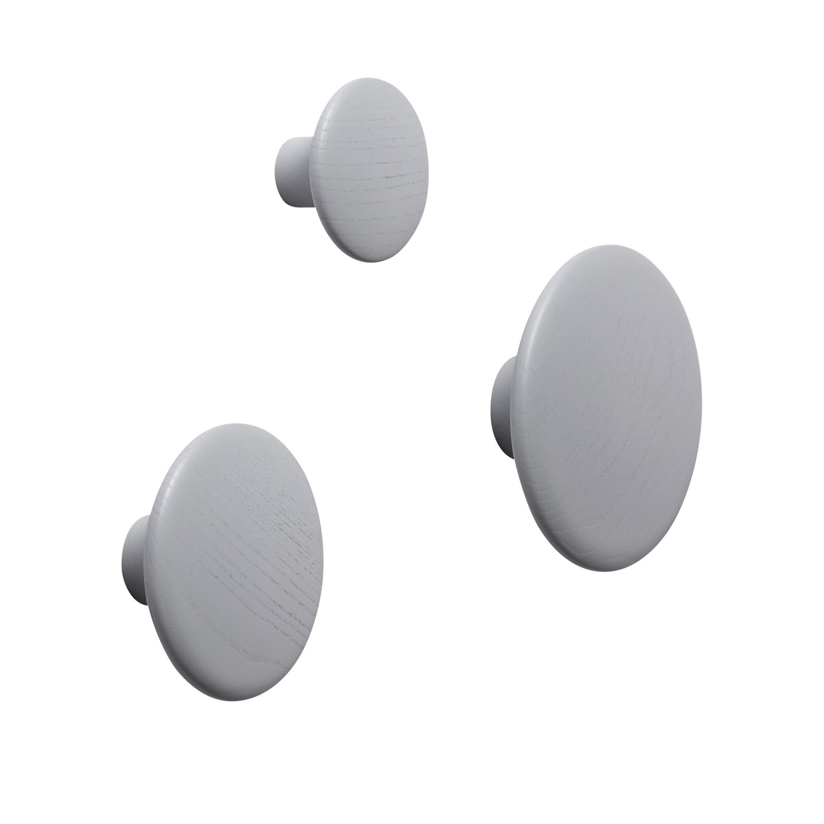 Portemanteaux & patères - Patère XS | The Dots Wood | Ø 6.5 cm - Muuto
