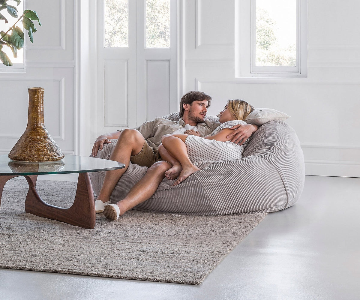 Poufs - Pouf Cord Velours Large - Vetsak