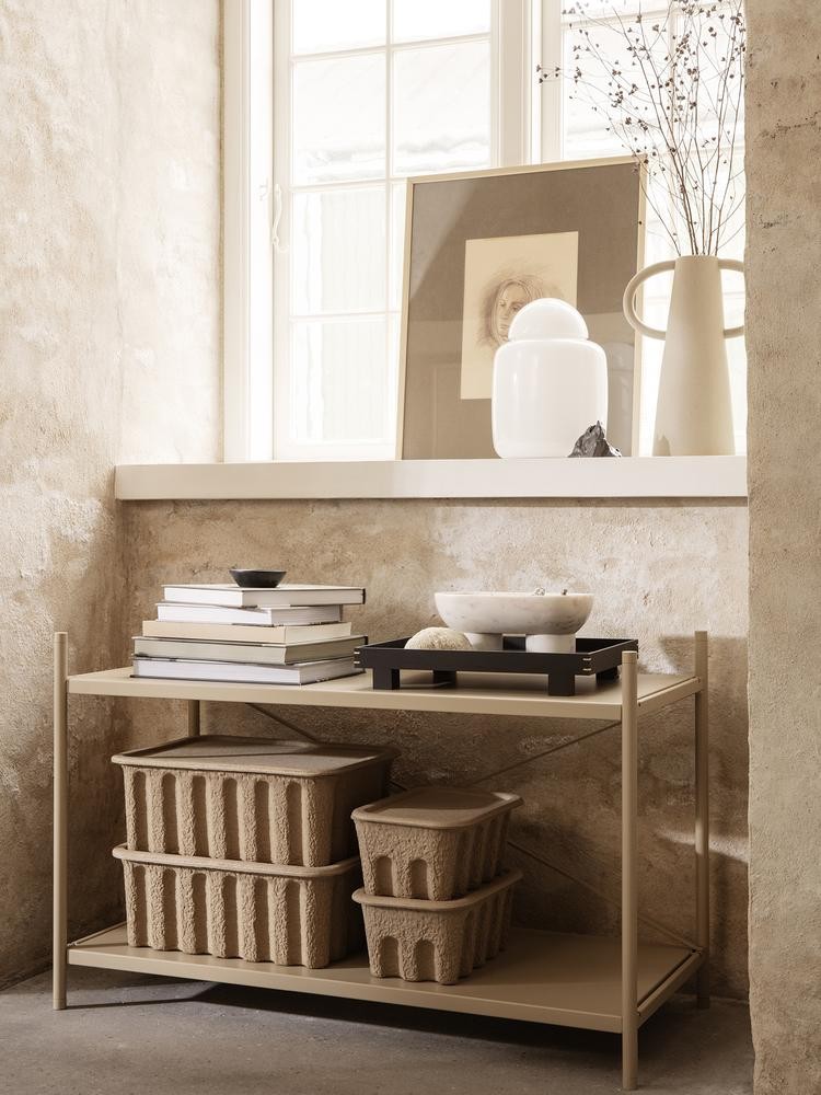 Rangements - Boîte Paper Pulp Large | Set de 2 - Ferm Living