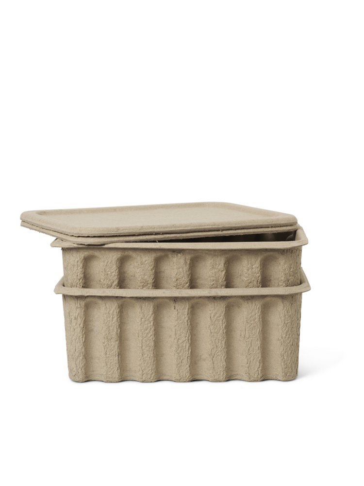 Rangements - Boîte Paper Pulp Large | Set de 2 - Ferm Living