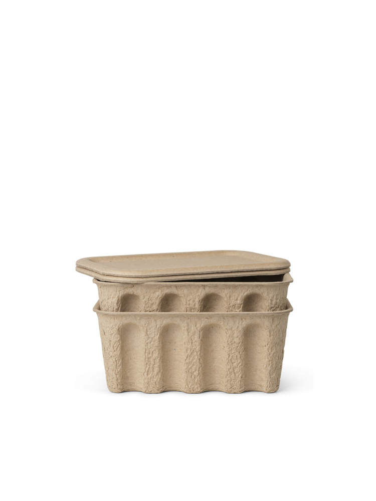 Rangements - Boîte Paper Pulp Small | Set de 2 - Ferm Living