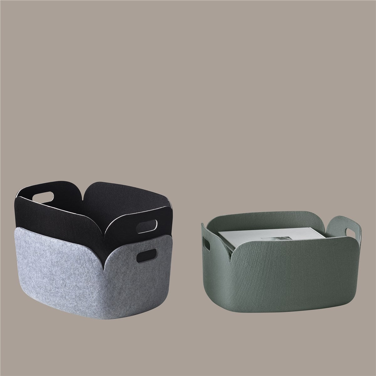 Rangements - Panier de rangement Restore Medium - Muuto
