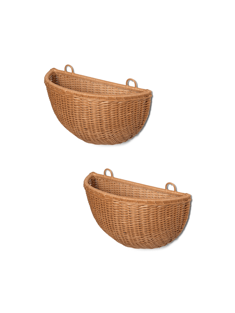 Rangements - Panier mural | Braided | Set de 2 - Ferm Living