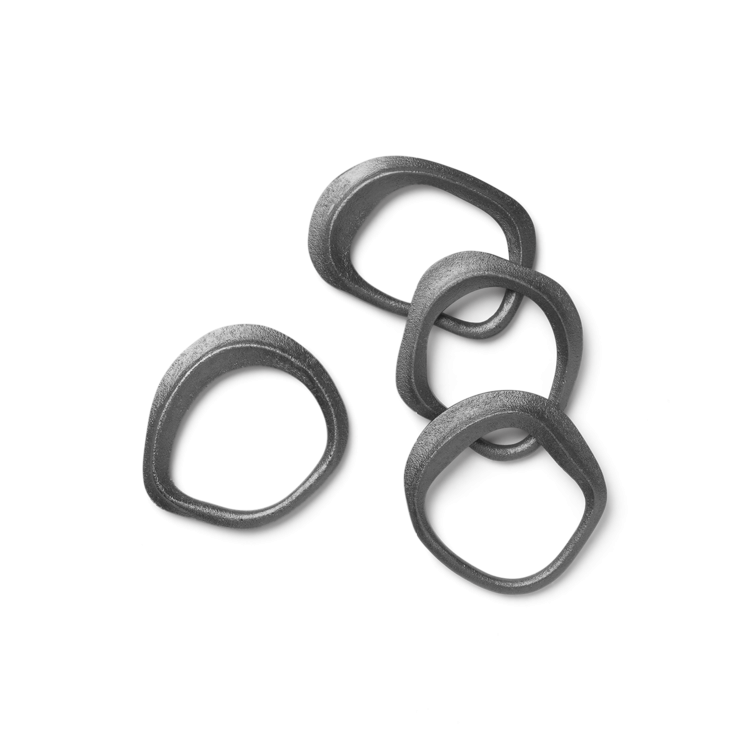 Rond de serviette Flow | Set de 4 - Ferm Living