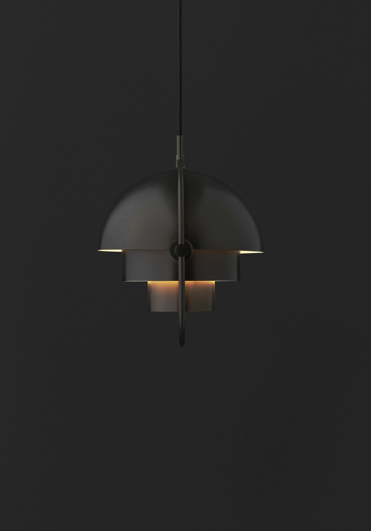 Suspensions - Suspension Multi-Lite Large Black Brass - Gubi