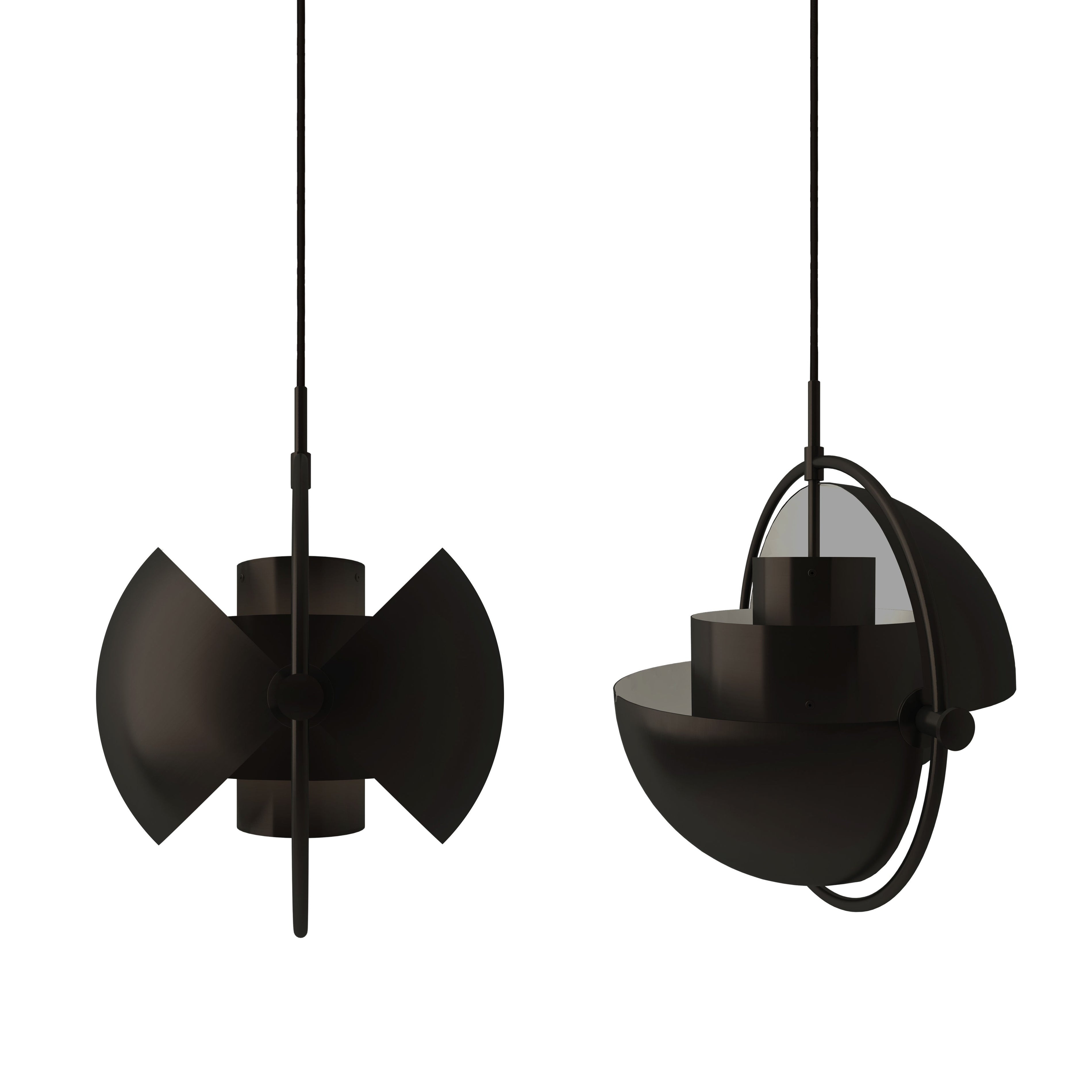 Suspensions - Suspension Multi-Lite Small Black Brass - Gubi