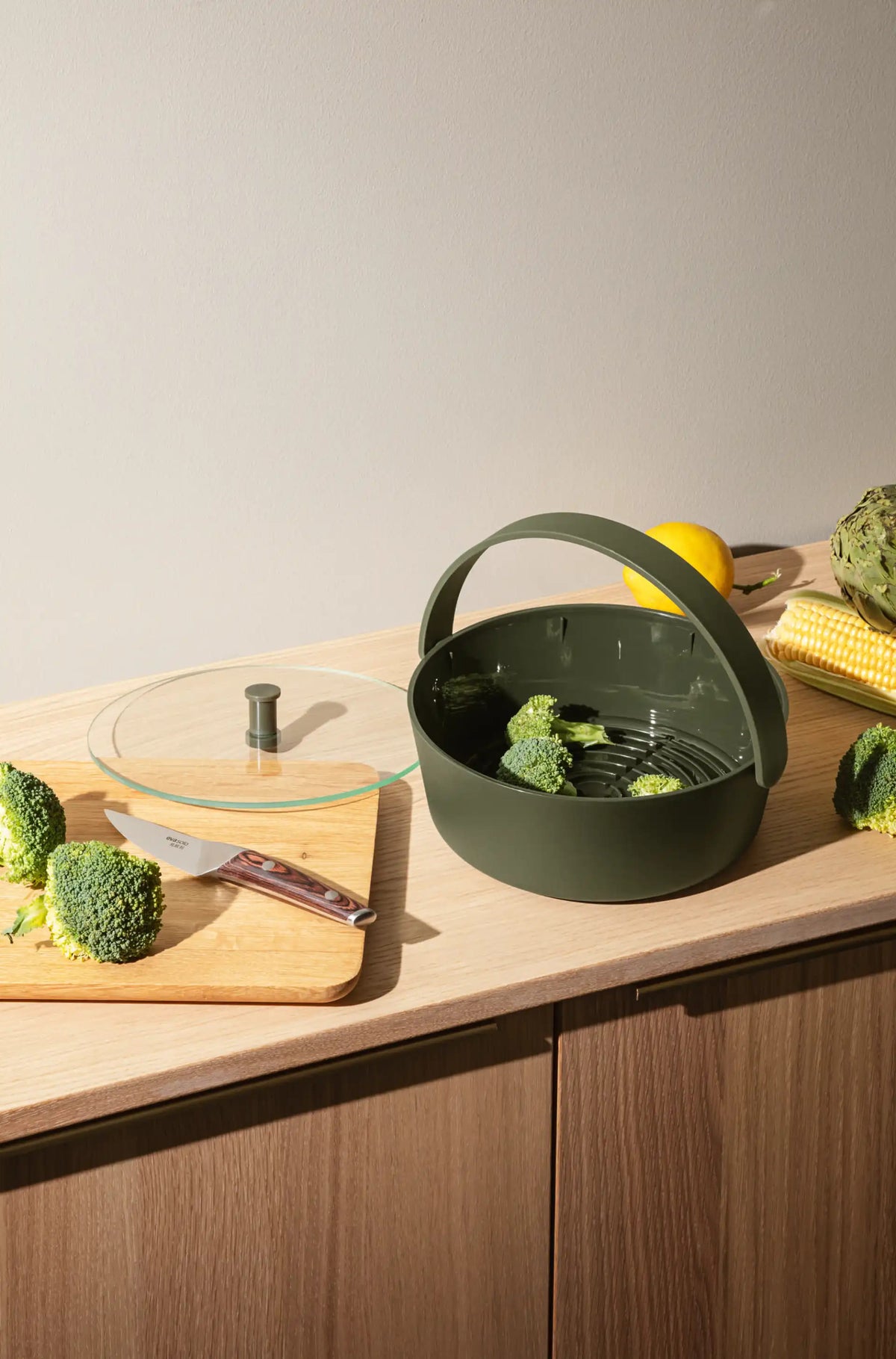 Table & Cuisine - Cuiseur-vapeur pour four micro-ondes - Green tool - Eva Solo