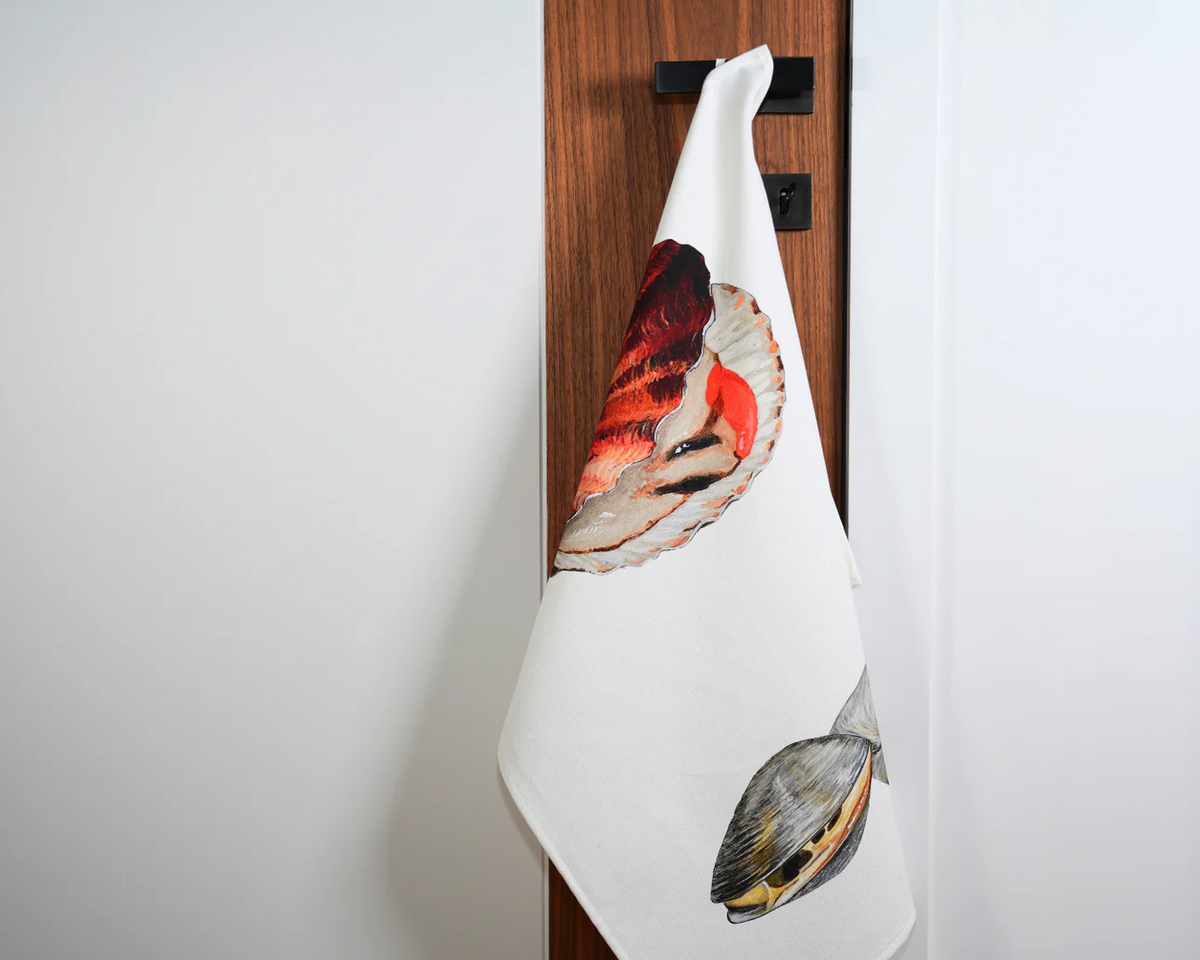 Table & Cuisine - Torchon | La Coquille Saint-Jacques & La Palourde - Varek Illustrations