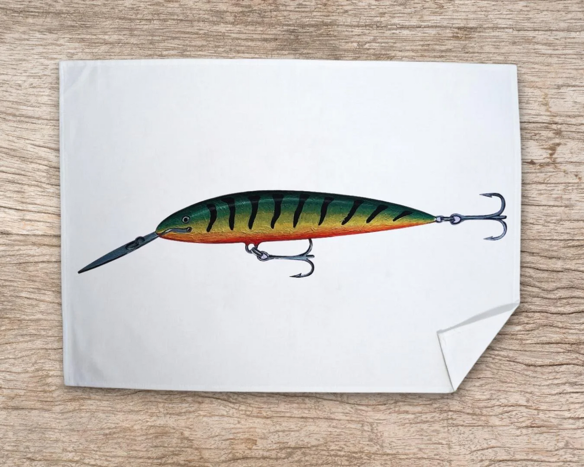 Table & Cuisine - Torchon | Les Crabes - Varek Illustrations