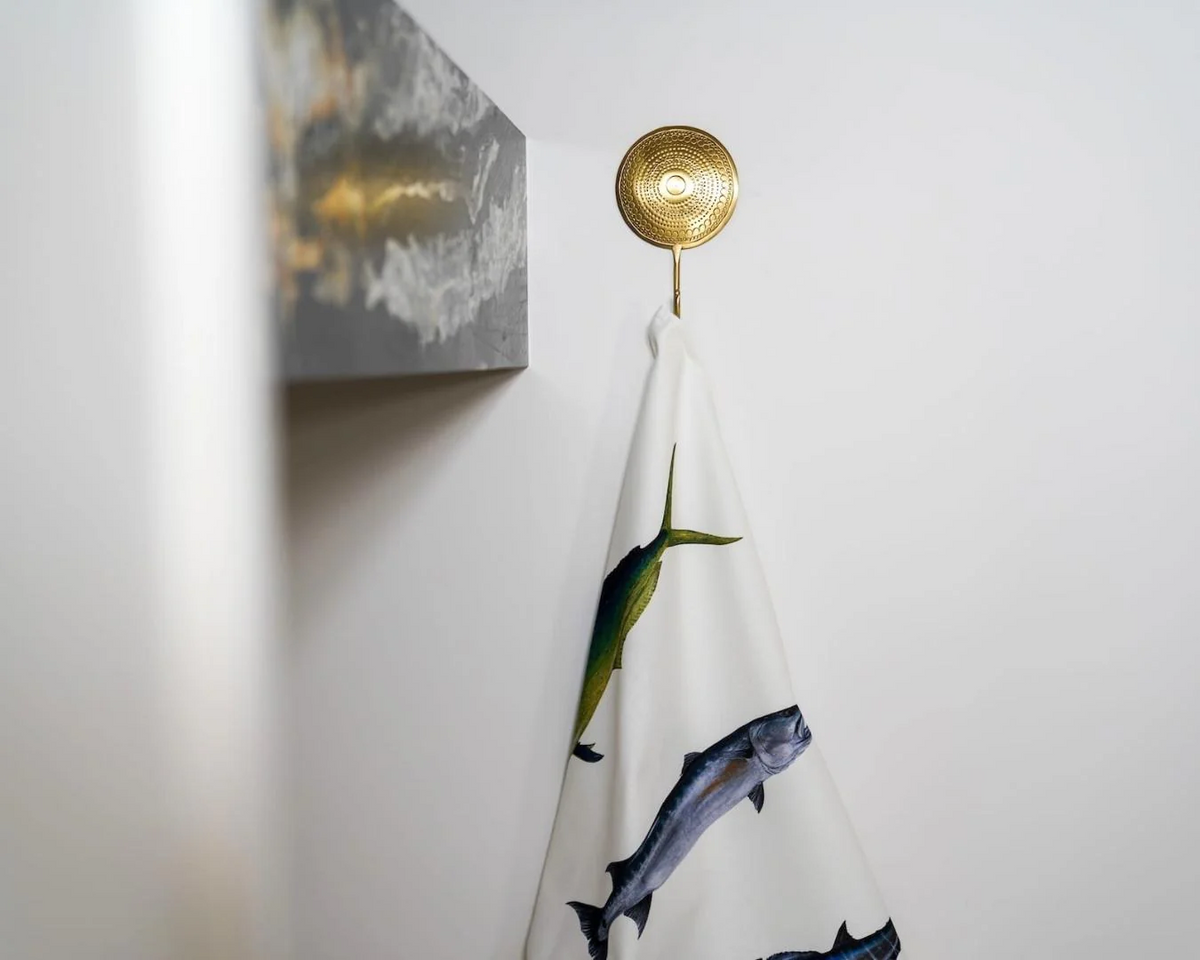 Table & Cuisine - Torchon | Les Poissons Exotiques - Varek Illustrations