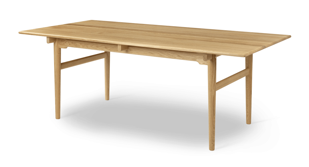 Tables - Table | CH327 | 190x95 cm - chêne huilé blanc - Carl Hansen
