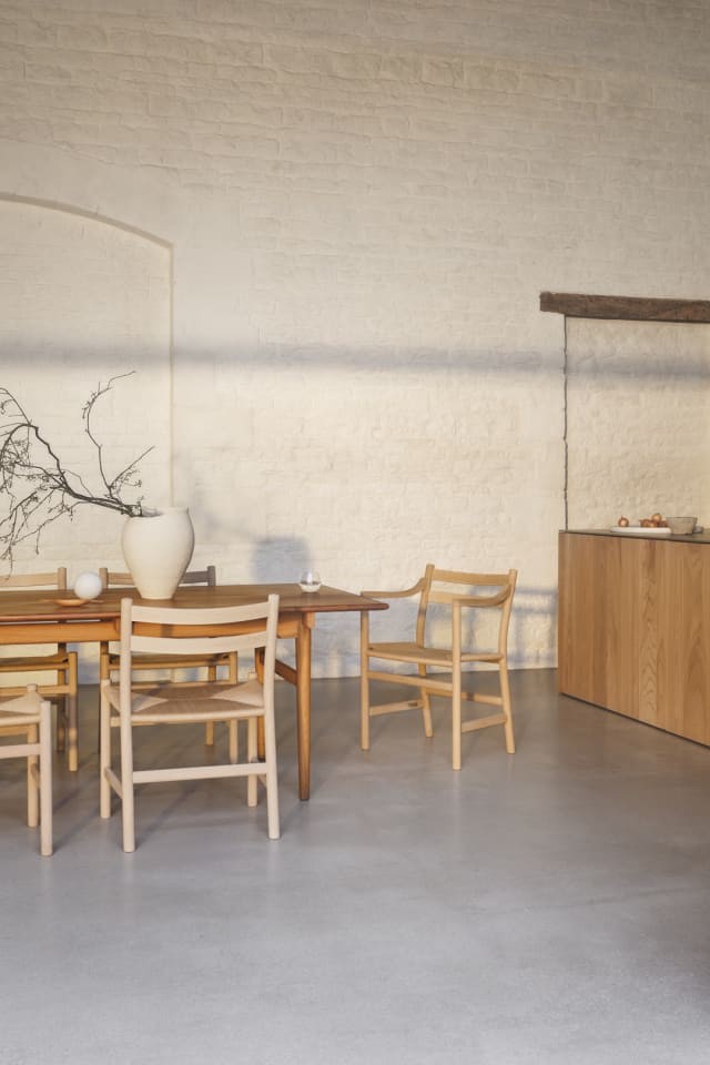 Tables - Table | CH327 | 190x95 cm - chêne huilé blanc - Carl Hansen