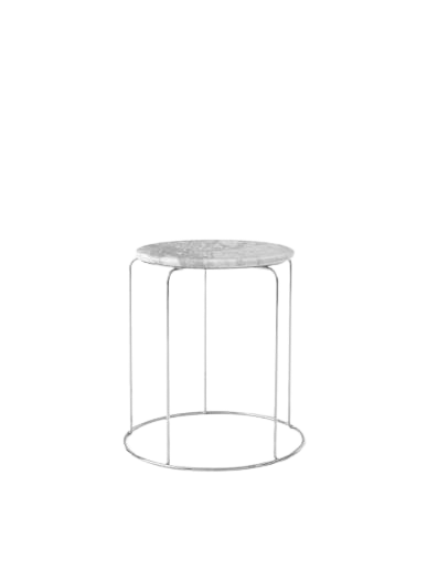 Kruk | Wire Stool Marble Top VP11