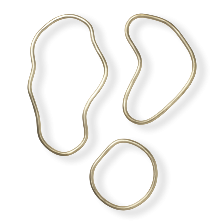 Ustensiles et accessoires - Dessous de plat | Pond | Set de 3 - Ferm Living