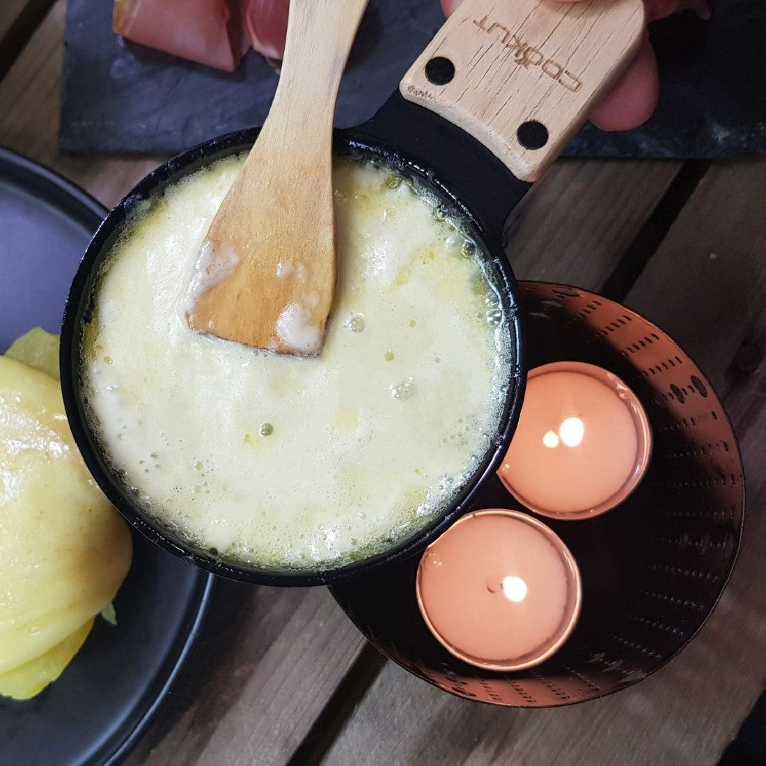 Ustensiles et accessoires - Raclette à la bougie | Lumi | Set de 2 - Cookut
