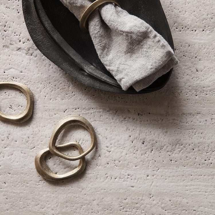 Ustensiles et accessoires - Rond de serviette Flow | Set de 4 - Ferm Living