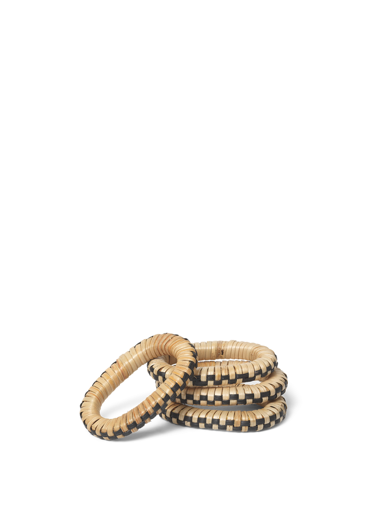 Ustensiles et accessoires - Rond de serviette | Weave | Set de 4 - Ferm Living