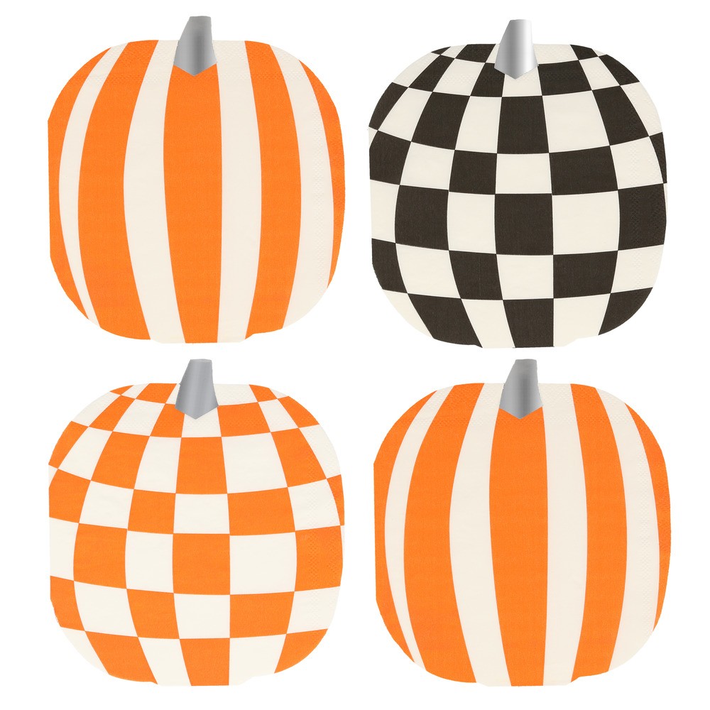 Ustensiles et accessoires - Serviette | Citrouilles | Set de 16 - Meri Meri
