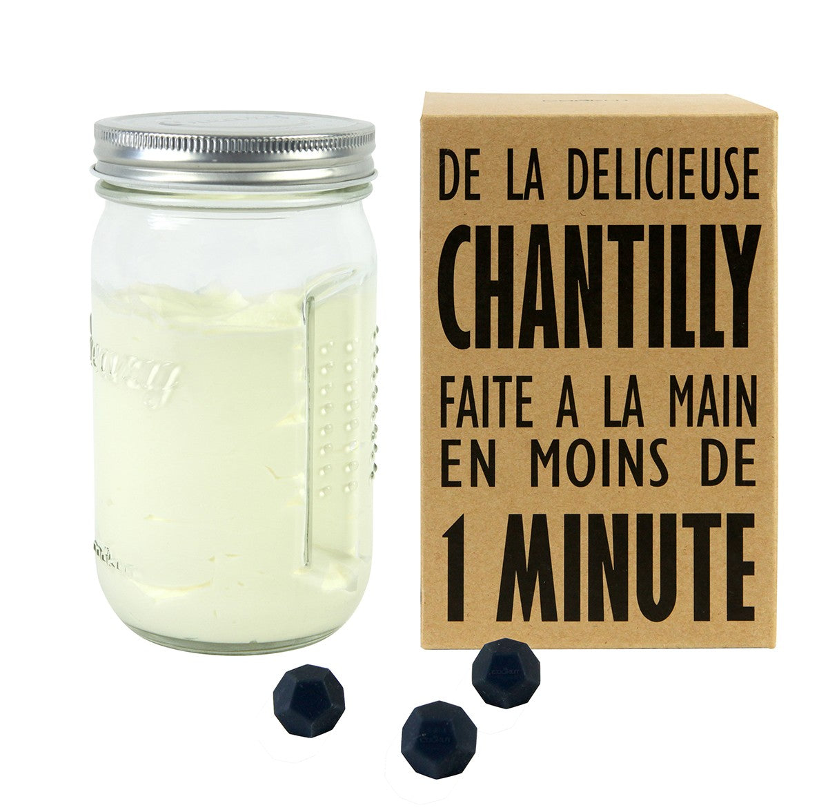 Ustensiles et accessoires - Shaker pour chantilly maison Creazy - Cookut