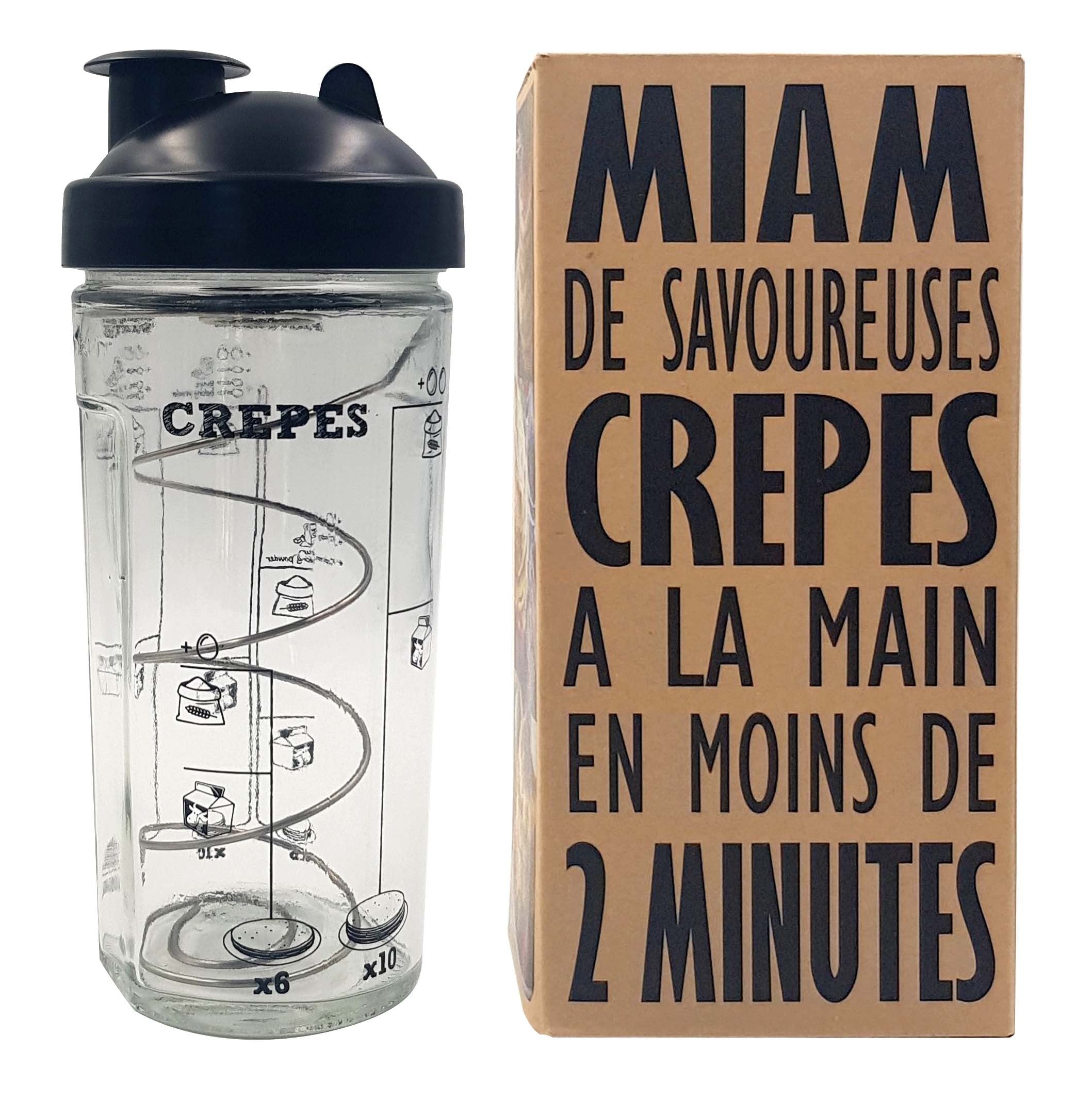 Ustensiles et accessoires - Shaker pour crêpes maison Miam - Cookut