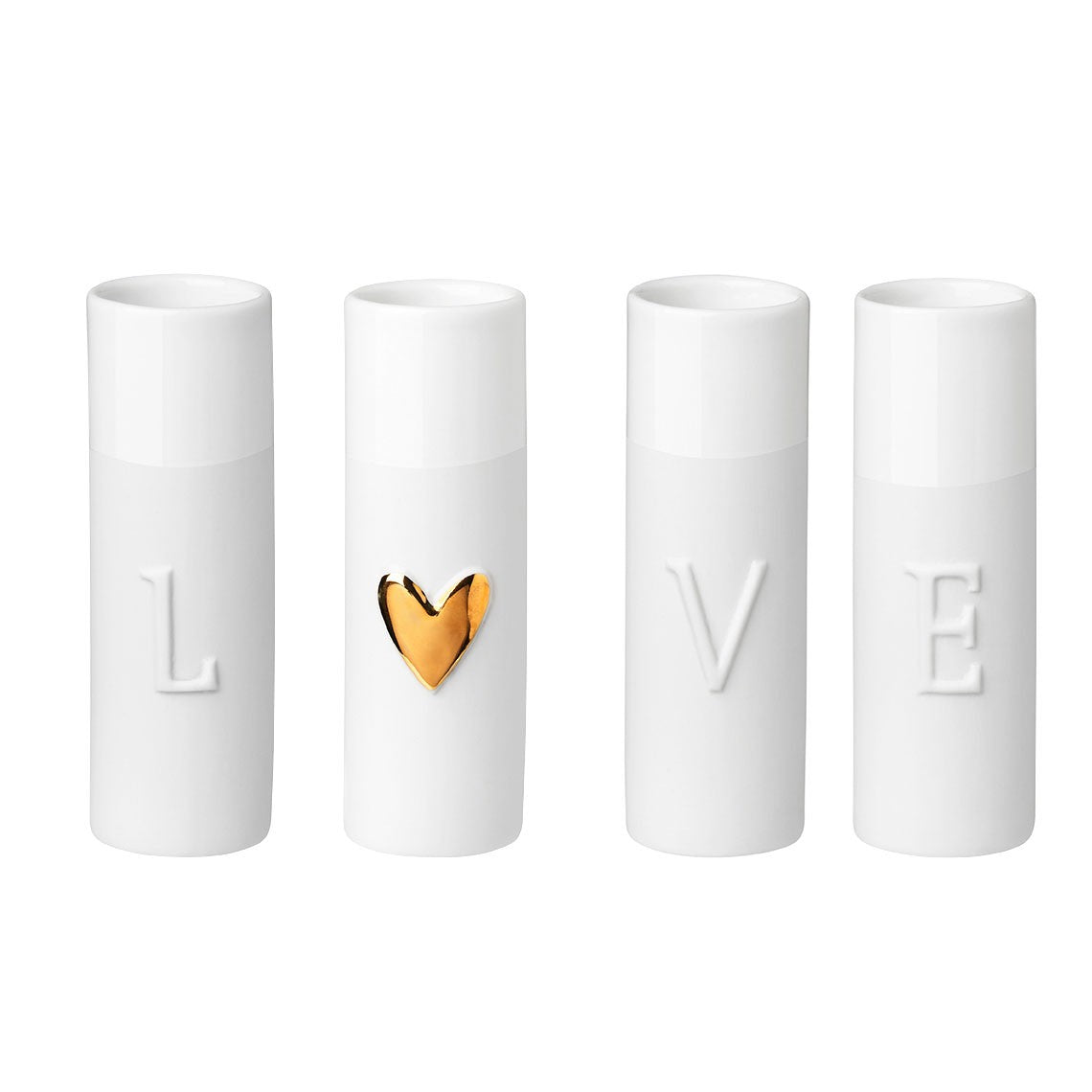 Vases - Mini-vases Love | Set de 4 - Räder